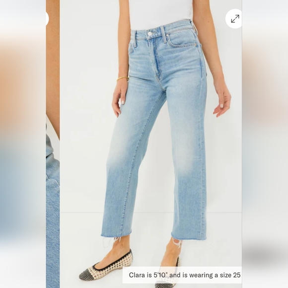 MOTHER The Rambler Zip Ankle Fray Jeans - Picture 2 of 10